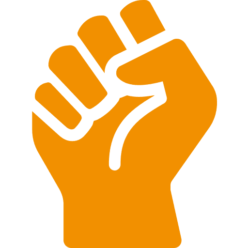 strenght - force - blue hand - Power - together