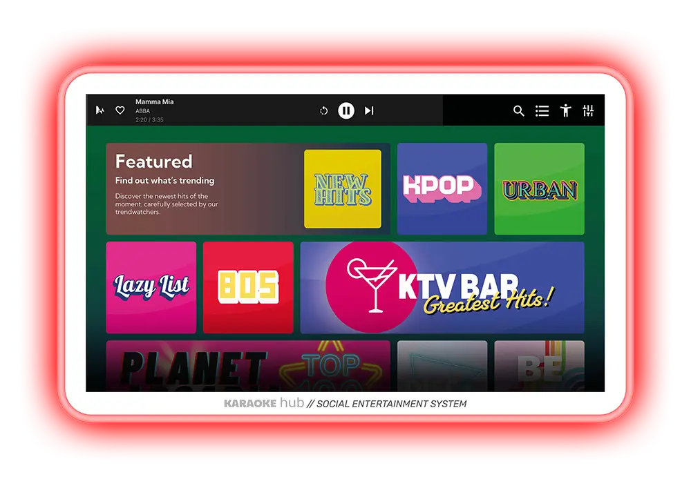 Karaoke HUB connects staff, audiences and perfomers